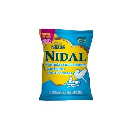 Nestlé Caja Formula Infantil Nidal Bolsa 135G/8P-DespensayMas-Nestlé