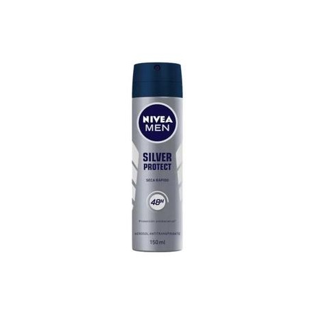 Beierdorf Caja desodorante en aerosol hombre Nivea Silver Protec 12P/150M-DespensayMas-Beierdorf