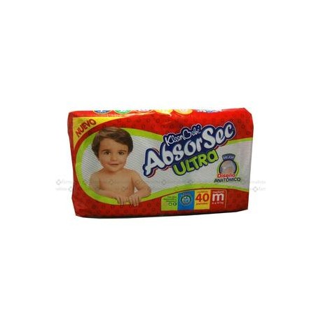 Kimberly Clark Caja pañal Absorsec Ultra talla mediana 4C/80P-DespensayMas-Kimberly Clark