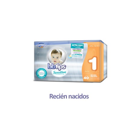 PI Mabe Media Caja pañales Chicolastic Bebe Tips recién nacido 2C/40P-DespensayMas-PI Mabe