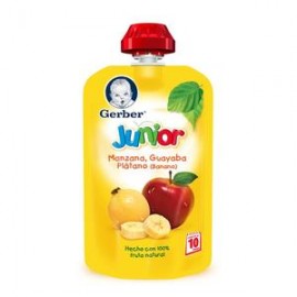 Nestlé Caja Gerber Jr. manzana guayaba 120G/12P-DespensayMas-Nestlé