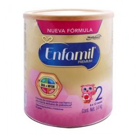 Mead Johnson Media Caja fórmula láctea label Enfamil Premium2 250G/6P-DespensayMas-Mead Johnson