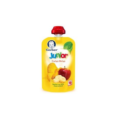 Nestlé Caja papilla Gerber junior frutas mixtas 120G/12P-DespensayMas-Nestlé