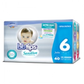 PI Mabe Caja de pañales Chicolastic Bebe Tips talla E6 XXGDE 4C/40P-DespensayMas-PI Mabe