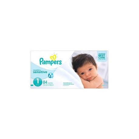 Procter & Gamble Pañales Etapa 1 Pampers Sensitive Piel Sensible 84P - ZK-DespensayMas-Procter & Gamble