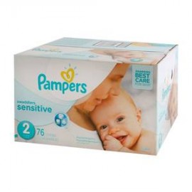 Procter & Gamble Pañales Desechables Pampers Sensitive Etapa 2 76 P - ZK-DespensayMas-Procter & Gamble