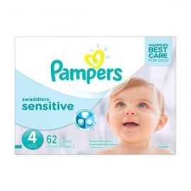 Procter & Gamble Pañales Etapa 4 Pampers Sensitive Piel Sensible 62P - ZK-DespensayMas-Procter & Gamble