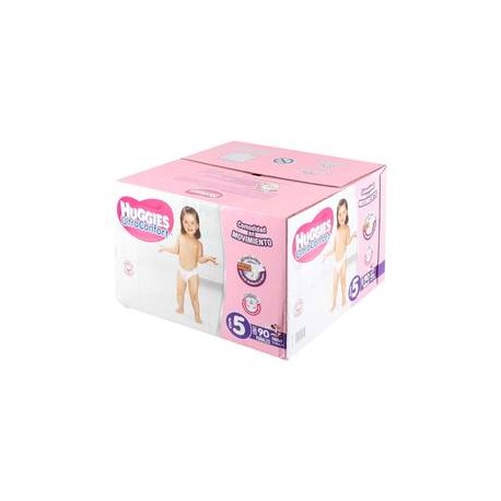 Kimberly Clark Pañales Etapa 5 Huggies Niña UltraConfort 90P - ZK-DespensayMas-Kimberly Clark