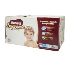 Kimberly Clark Pañales Etapa 6 Huggies Supreme Niño 84P - ZK-DespensayMas-Kimberly Clark