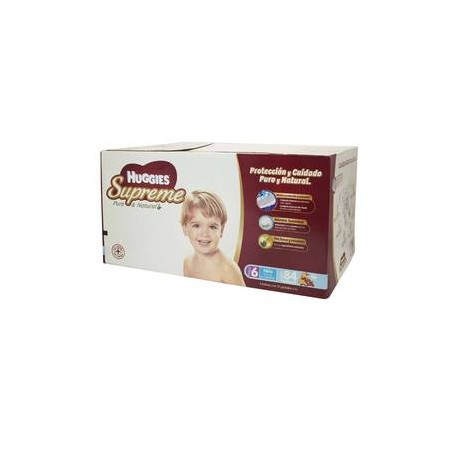 Kimberly Clark Pañales Etapa 6 Huggies Supreme Niño 84P - ZK-DespensayMas-Kimberly Clark