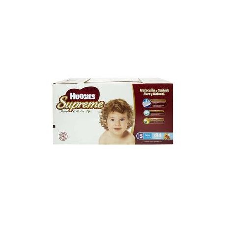 Kimberly Clark Pañales Etapa 5 Huggies Supreme Niño 84P - ZK-DespensayMas-Kimberly Clark