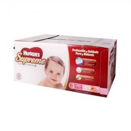 Kimberly Clark Pañales Etapa 3 Huggies Supreme Niña 84P - ZK-DespensayMas-Kimberly Clark