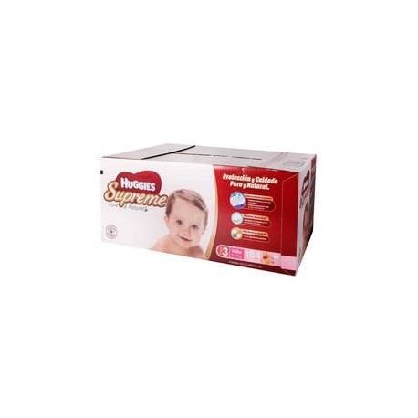 Kimberly Clark Pañales Etapa 3 Huggies Supreme Niña 84P - ZK-DespensayMas-Kimberly Clark