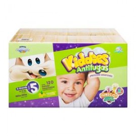 Kimberly Clark Pañales Talla 5 Chicolastic Kiddies Antifugas 120P - ZK-DespensayMas-Kimberly Clark