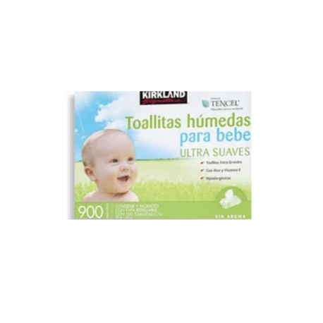 Kirkland Toallitas humedas para bebe ultra suaves Kirkland 900P - KOZ-DespensayMas-Kirkland