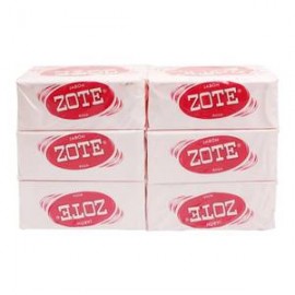 MayoreoTotal Pack jabon de lavanderia Zote rosa 400G/6P - ZK-DespensayMas-MayoreoTotal