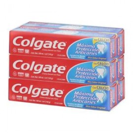 Colgate Palmolive Crema Dental Colgate Máxima Protección Anticaries con Flúor y Calcio 6P/100M - ZK-DespensayMas-Colgate Palmoli