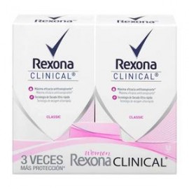 Unilever Antitranspirante en Crema Rexona Clinical para Mujer 2P/48G - ZK-DespensayMas-Unilever