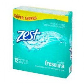 Unilever Jabón de tocador Zest Aqua Frescura 12P/100G - ZK-DespensayMas-Unilever