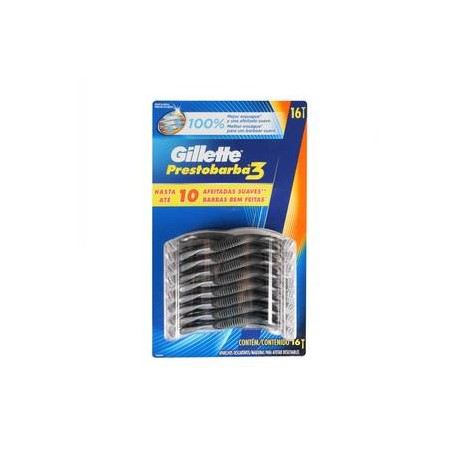 Procter & Gamble Rastrillos Gillette Prestobarba 3 16P - ZK-DespensayMas-Procter & Gamble