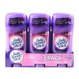 Colgate Palmolive Antitranspirante Lady Speed Stick Invisible Dry Power con 3 piezas de 65 grs - Colgate Palmolive ZK-DespensayM