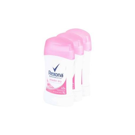 Unilever Desodorante Rexona Powder Dry 3P/45G - ZK-DespensayMas-Unilever