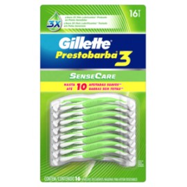 Procter & Gamble Gillette Prestobarba 3 rastrillo desechable 16P - KOZ-DespensayMas-Procter & Gamble