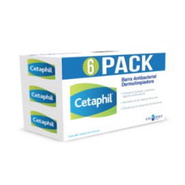 Cetaphil Jabon en barra antibacterial 6P - KOZ-DespensayMas-Cetaphil