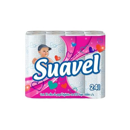 Kimberly Clark Papel Higiénico Suavel 200H/24R/1P-DespensayMas-Kimberly Clark