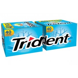 Mondelez Caja Chicle Trident Menta 4 S 40C/40P-DespensayMas-Mondelez