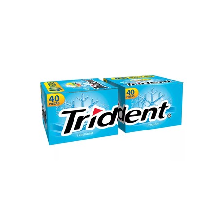 Mondelez Caja Chicle Trident Menta 4 S 40C/40P-DespensayMas-Mondelez