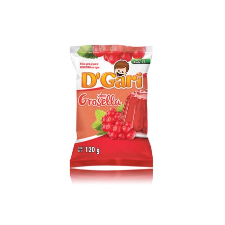DÂ´Gari Caja Gelatina D´Gari Grosella 120G/50P-DespensayMas-DÂ´Gari