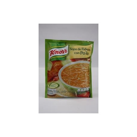 Abeto Caja sopa Knorr fideo y pollo 95G/12P-DespensayMas-Abeto