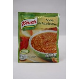 Unilever Caja Sopa Knorr Municiones 95G/12P-DespensayMas-Unilever