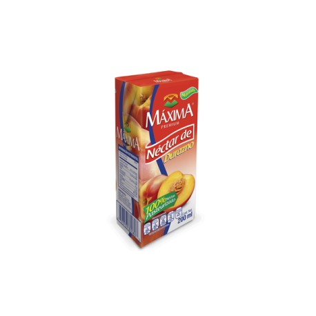 Maxima Caja Nectar de Durazno Maxima 200M/40P-DespensayMas-Maxima