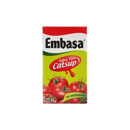 Herdez Caja Salsa Catsup Embasa del Fuerte 1K/12P-DespensayMas-Herdez