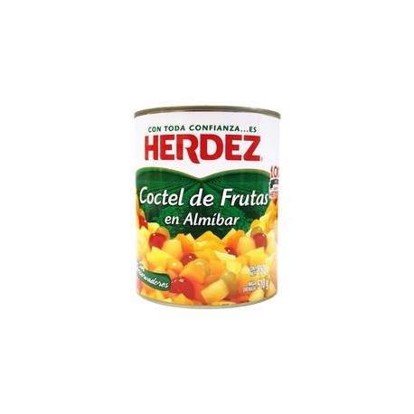 Herdez Caja Coctel de Frutas en Almí­bar 850G/12P-DespensayMas-Herdez