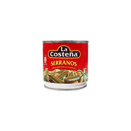 La Costeña Caja de chiles serranos La Costeña 380G/24P-DespensayMas-La Costeña