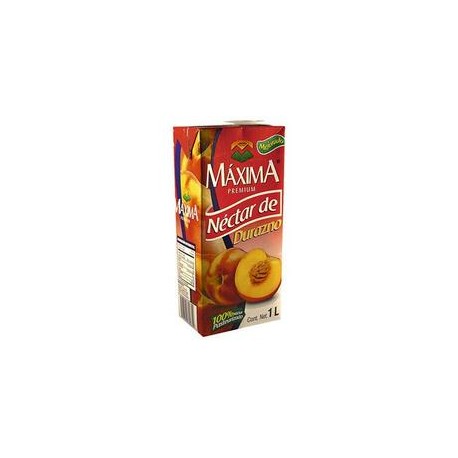 Maxima Caja Nectar de Durazno Maxima 1L/12P-DespensayMas-Maxima