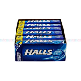 Mondelez Media Caja Dulce Macizo Halls Menta 15C/12P-DespensayMas-Mondelez