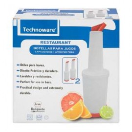 Technoware Botellas Technoware para Jugo 2P - ZK-DespensayMas-Technoware