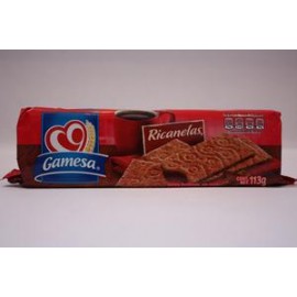 Pepsico Media Caja Galletas Ricanela Gamesa 113G/10P-DespensayMas-Pepsico