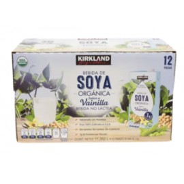 Kirkland Kirkland Signature bebida de soya orgánica sabor vainilla 12P/946M - KOZ-DespensayMas-Kirkland