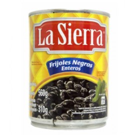 Sabormex Caja Frijol Negro Entero La Sierra 560G/12P-DespensayMas-Sabormex