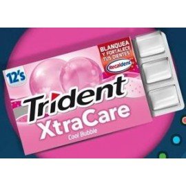 Mondelez Media Caja Chicle Trident Xtracare Cool Bubble 16C/12P-DespensayMas-Mondelez