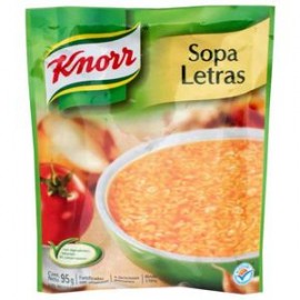 Unilever Media Caja Sopa Knorr Letra 95G/6P-DespensayMas-Unilever