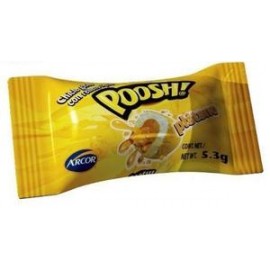 Arcor Caja Chicle Relleno Poosh Platano 18C/40P-DespensayMas-Arcor