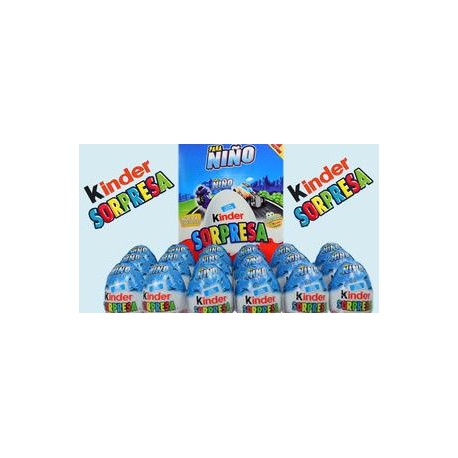 Ferrero Caja Chocolates Kinder Sorpresa Huevo Nino T12 8C/12P-DespensayMas-Ferrero