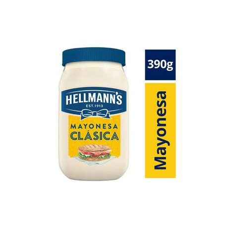 Unilever Media Caja Mayonesa Hellmans clasica 390G/6P-DespensayMas-Unilever