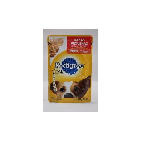 Effem Caja Pedigree Razas Pequeñas Pollo 100G/40P-DespensayMas-Effem